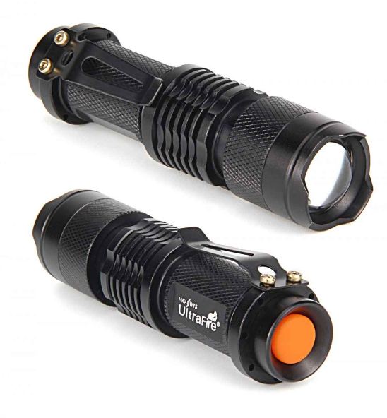Best Pocket Flashlight - UltraFire 7w 300lm Mini Cree Led Flashlight