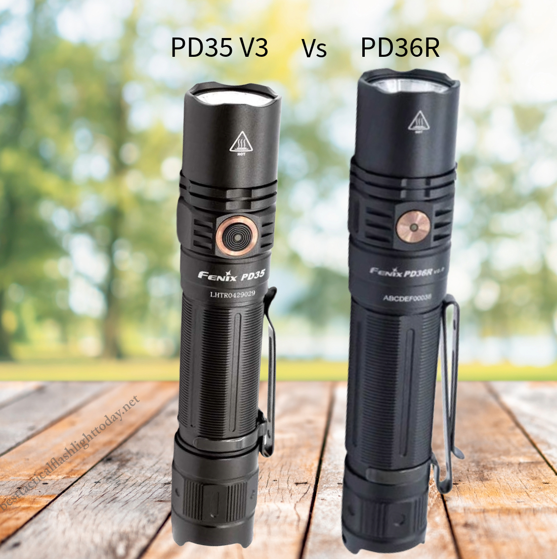 fenix pd35 vs pd36r