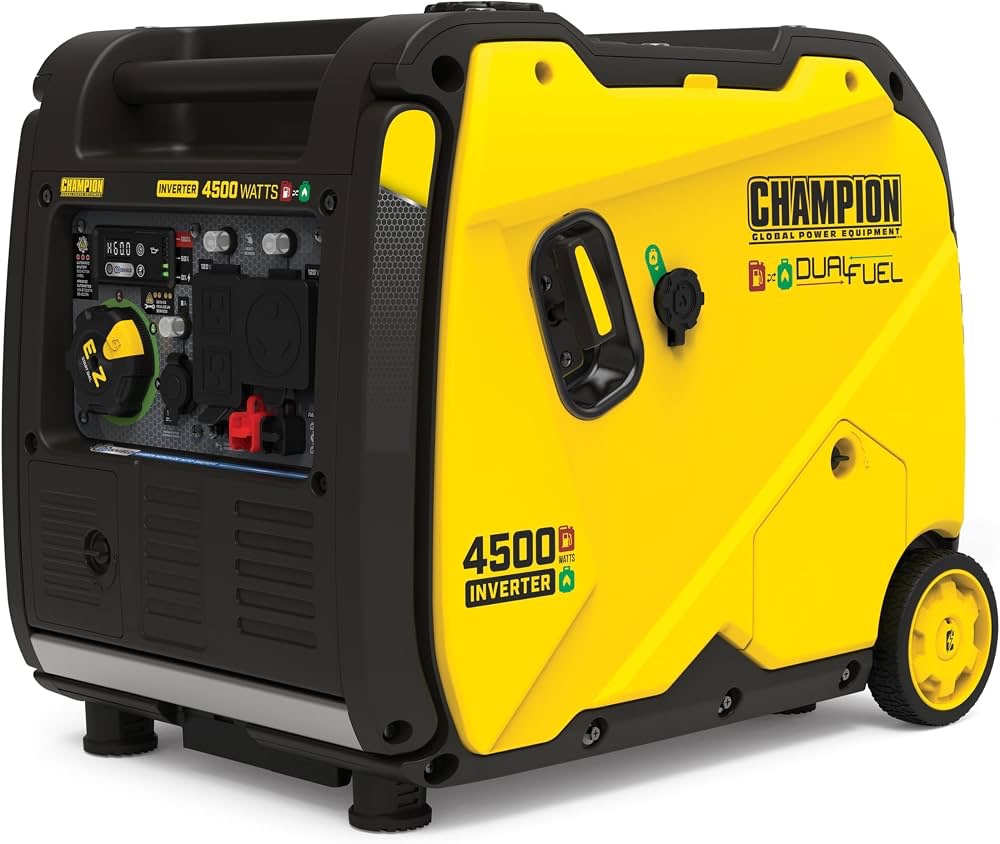 Champion 4500W Electric Start Dual Fuel Inverter review